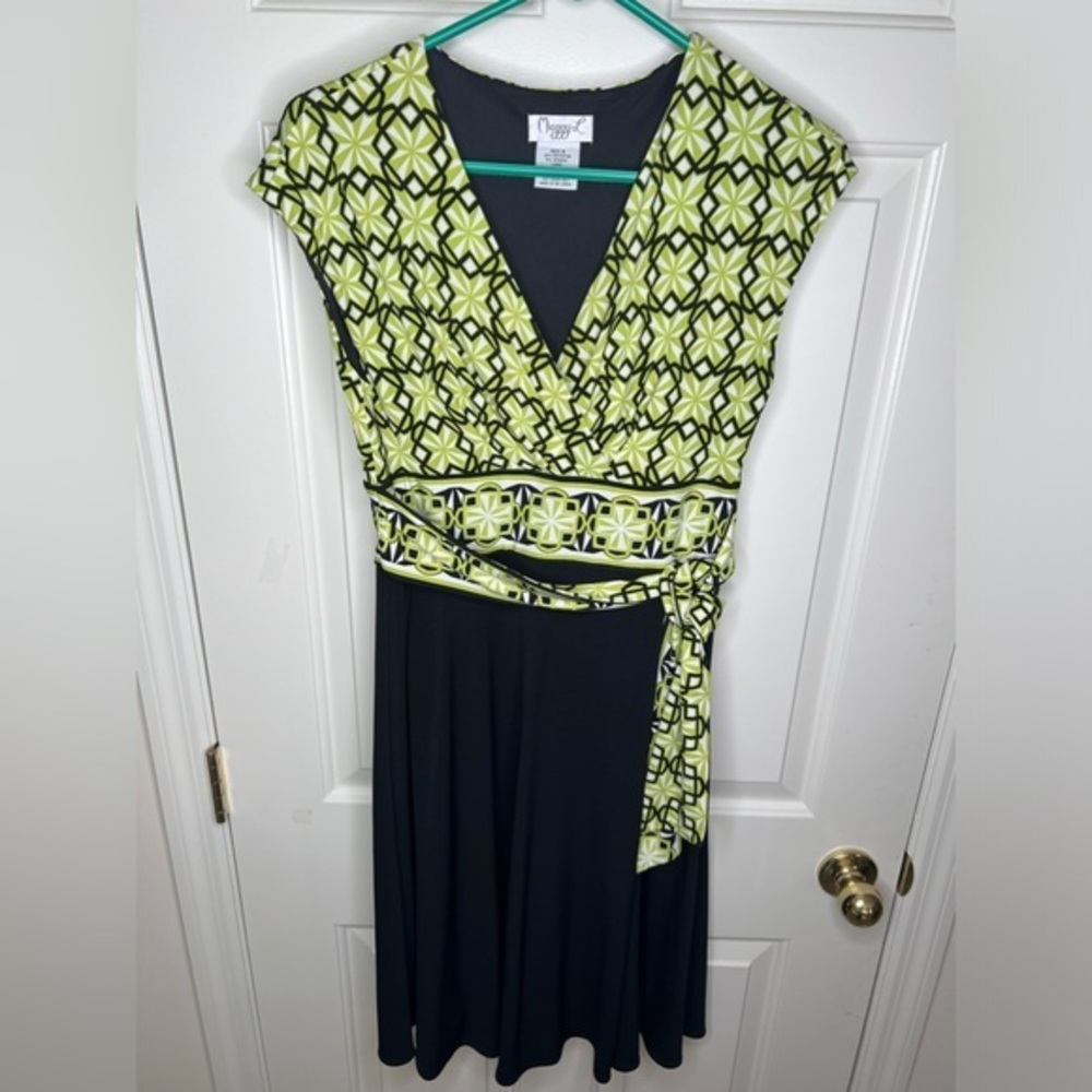 Maggy L Faux wrap dress, size 8